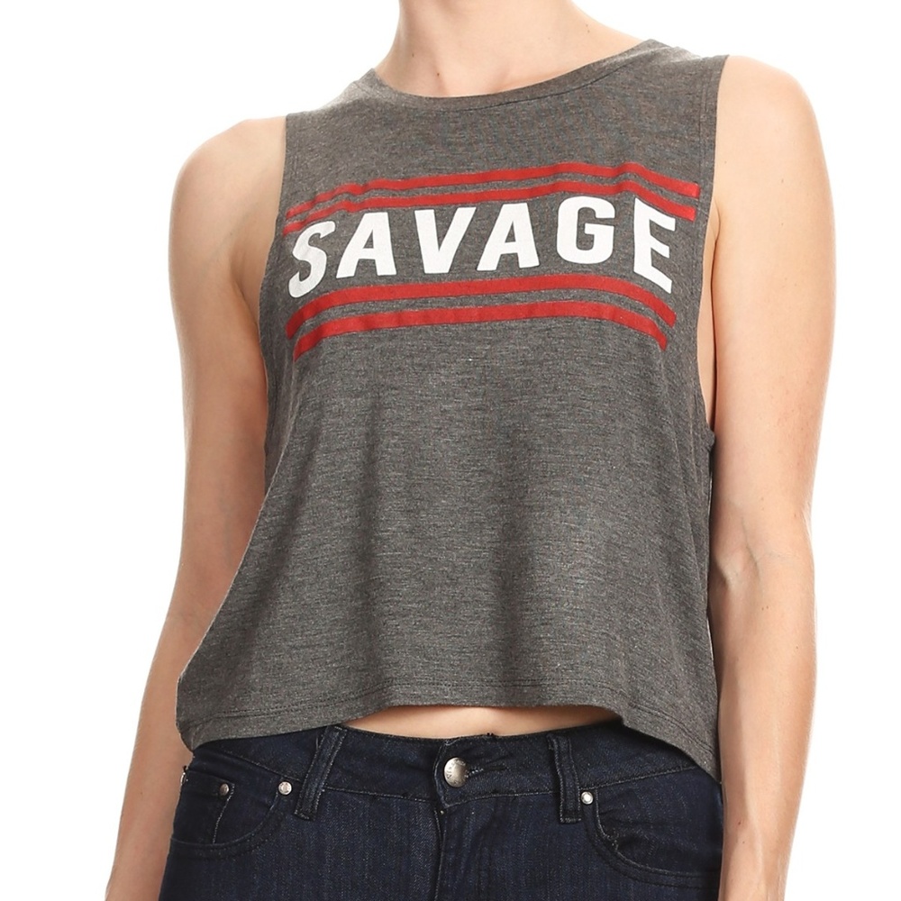 🚨Savage Crop Tank Top🚨